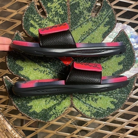 Brand New Under Armour Water Friendly Mercenary Slides Large Strap Pink Sandals - Picture 8 of 10